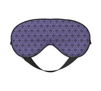 Haunted Mansion Print Women Men Double-Sided Soft Eye Mask, Ultrathin Light Blocking Sleeping Blindfold