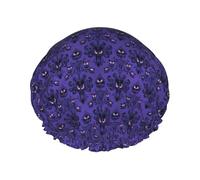 Haunted Mansion Printed Bathing Hats, Dual Layer Reusable Headgear, Large Hair Cover For Daily Skin Care