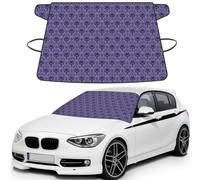 Haunted Mansion Printed Portable Windshield Wrap, Foldable Winter Ice Shield, Reinforced Flap Auto Protector