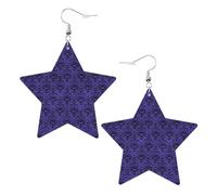 Haunted Mansion Star Shape Earrings, Modern Dangle Earrings, Women's Statement Jewelry for Office Daily