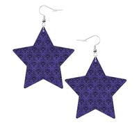 Haunted Mansion Statement Earrings for Women, Star Drop Earrings, Elegant Dangle Jewelry for Formal Gatherings