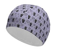 Haunted Mansion Swim Cap Breathable High Elasticity Swimming Caps Waterproof Swim Hat Stylish Bathing Cap Comfortable Swimming Hat for Women Men