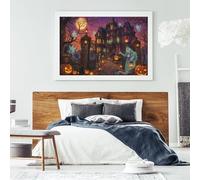 Haunted Mansion Wooden Jigsaw Puzzle 500 Pieces, Indoor Weekend Gift