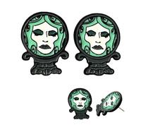 Haunted Manson Metal Horror Earrings Stud Women and Men