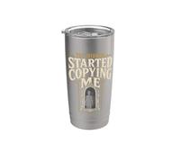 Haunted Mirror Cursed Mirror Ghost in Mirror Gift Stainless Steel Insulated Tumbler