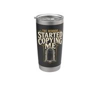 Haunted Mirror Cursed Mirror Ghost in Mirror Gift Stainless Steel Insulated Tumbler
