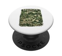 Haunted Route Halloween Spooky Vintage horror eerie classic PopSockets Adhesive PopGrip