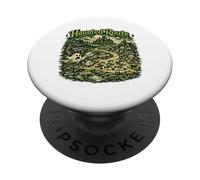 Haunted Route Halloween Spooky Vintage horror eerie classic PopSockets Adhesive PopGrip