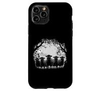 Haunted Sheeps Staring Eyes Full Moon Creepy Lamb Night Case for iPhone 11 Pro