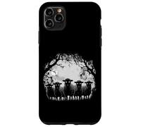Haunted Sheeps Staring Eyes Full Moon Creepy Lamb Night Case for iPhone 11 Pro Max