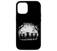 Haunted Sheeps Staring Eyes Full Moon Creepy Lamb Night Case for iPhone 12/12 Pro