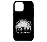 Haunted Sheeps Staring Eyes Full Moon Creepy Lamb Night Case for iPhone 12 Pro Max