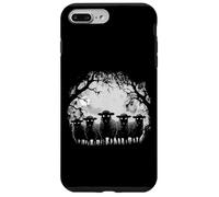 Haunted Sheeps Staring Eyes Full Moon Creepy Lamb Night Case for iPhone 7 Plus/8 Plus