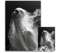 Haunted Soul 1000 Piece Jigsaw Puzzle Wooden Puzzles Fun at Home Activities Birthday Present Travel Gifts 1000 PCS(75x50cm)