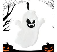 Haunted Textile Ghost Print Decorative Towel, Soft Microfibre Fabric, Cute Ghost Design, Festive Autumn Kitchen Accessory, Reusable Wipe Cloth for Worktops, Dishes, Part