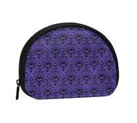 Haunted The Mansion Prints Coin Purse for Women Cute Small Change Wallet Mini Coin Purses Pouch with Zipper