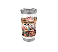 Haunted Tiki Bar Summerween Ghosts Summer Beach Halloween Stainless Steel Insulated Tumbler