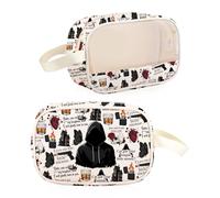 Haunting Adeline Inspired Transparent Makeup Bag Dark Romance Bookish Gift Run Little Mouse Lover Gift (Little Mouse TB UK)