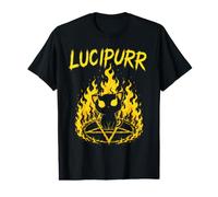 Haunting Black Cat Lucipurr Value Graphic T-Shirt