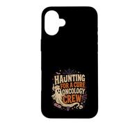 Haunting For A Cure Oncology Nurse Ghost Halloween Case for iPhone 16 Plus