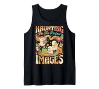 Haunting for The Perfect Images Halloween Ghost Photographer Tank Top