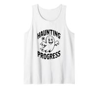 Haunting in Progress Halloween Ghostly Vibes Tank Top