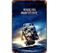 Haunting of the Mary Celeste Vintage Metal Tin Sign Movie Poster Wall Art Decor 8x12 Inch for Home Cafes Office Store Pubs Club Sign Gift