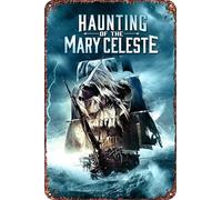 Haunting of the Mary Celeste Vintage Metal Tin Sign Movie Poster Wall Art Decor 8x12 Inch for Home Cafes Office Store Pubs Club Sign Gift