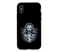 Haunting Screaming Banshee Ravens Dark Fantasy Case for iPhone X/XS