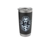 Haunting Screaming Banshee Ravens Dark Fantasy Stainless Steel Insulated Tumbler