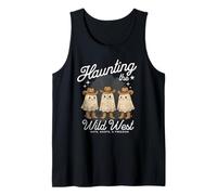 Haunting The Wild West Hats Boots & Freedom Funny Ghosts Tank Top