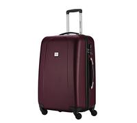 HAUPTSTADTKOFFER® - 71 Liter Suitcase Luggage Baggage Hardshell - 24" inch (Burgundy)
