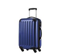 HAUPTSTADTKOFFER - Alex - Carry on luggage On-Board Suitcase Bag Hardside Spinner Trolley 4 Wheel Expandable, 55cm, dark blue