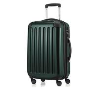 Hauptstadtkoffer Alex Cabin Suitcase 55x38x23 cm, 42 L, Combination Lock, Expandable Hard Shell Trolley PC/ABS, 3.2 kg, 4 Double Wheels, DarkGreen