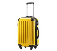 Hauptstadtkoffer Alex Cabin Suitcase 55x38x23 cm, 42 L, TSA Lock, Expandable Hard Shell Trolley PC/ABS, 3.2 kg, 4 Double Wheels, Yellow