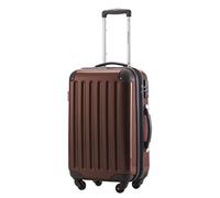 Hauptstadtkoffer Alex Cabin Suitcase 55x38x23 cm, 42 L, TSA Lock, Expandable Hard Shell Trolley PC/ABS, 3.2 kg, 4 Double Wheels, Brown