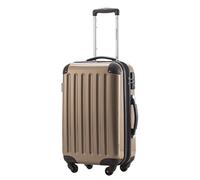 Hauptstadtkoffer Alex Cabin Suitcase 55x38x23 cm, 42 L, TSA Lock, Expandable Hard Shell Trolley PC/ABS, 3.2 kg, 4 Double Wheels, Champagne