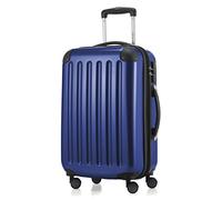 HAUPTSTADTKOFFER - Alex - Carry on luggage On-Board Suitcase Bag Hardside Spinner Trolley 4 Wheel Expandable, 55cm, dark blue
