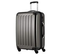 Hauptstadtkoffer Alex Expandable Hard Shell Suitcase 65 cm (74 L) with Combination Lock, Durable Travel Trolley with 4 Double Wheels, Graphite