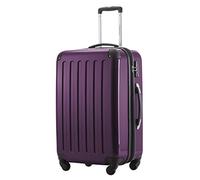 Hauptstadtkoffer Alex Expandable Hard Shell Suitcase 65 cm (74 L) with TSA Lock, Durable Travel Trolley with 4 Double Wheels, Purple