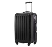 Hauptstadtkoffer Alex Expandable Hard Shell Suitcase 65 cm (74 L) with TSA Lock, Durable Travel Trolley with 4 Double Wheels, Black