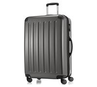 Hauptstadtkoffer Alex Expandable Hard Shell Suitcase 75 cm (119 L) with Combination Lock, Durable Travel Trolley with 4 Double Wheels, Titan