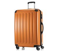 Hauptstadtkoffer Alex Expandable Hard Shell Suitcase 75 cm (119 L) with Combination Lock, Durable Travel Trolley with 4 Double Wheels, Orange