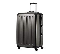 Hauptstadtkoffer Alex Expandable Hard Shell Suitcase 75 cm (119 L) with Combination Lock, Durable Travel Trolley with 4 Double Wheels, Graphite