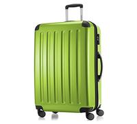 Hauptstadtkoffer Alex Expandable Hard Shell Suitcase 75 cm (119 L) with Combination Lock, Durable Travel Trolley with 4 Double Wheels, Applegreen