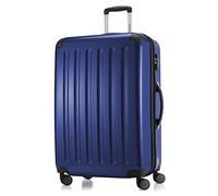 Hauptstadtkoffer Alex Expandable Hard Shell Suitcase 75 cm (119 L) with Combination Lock, Durable Travel Trolley with 4 Double Wheels, Darkblue