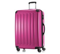 Hauptstadtkoffer Alex Expandable Hard Shell Suitcase 75 cm (119 L) with Combination Lock, Durable Travel Trolley with 4 Double Wheels, Magenta