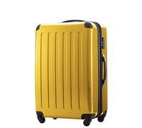 Hauptstadtkoffer Alex Expandable Hard Shell Suitcase 75 cm (119 L) with TSA Lock, Durable Travel Trolley with 4 Double Wheels, Yellow