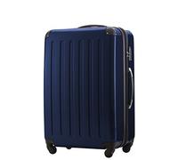 HAUPTSTADTKOFFER - Alex - Luggage Suitcase Hardside Spinner Trolley 4 Wheel Expandable, 75cm, TSA, dark blue