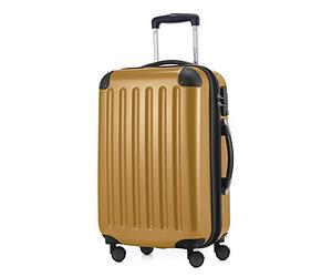 Hauptstadtkoffer - Alex - Hardshell Hand Luggage, Cabin Suitcase, 4 Double Wheels, TSA, 55 cm, 42 liters, Autumn Gold